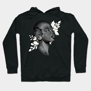 Beautiful african woman portrait Hoodie